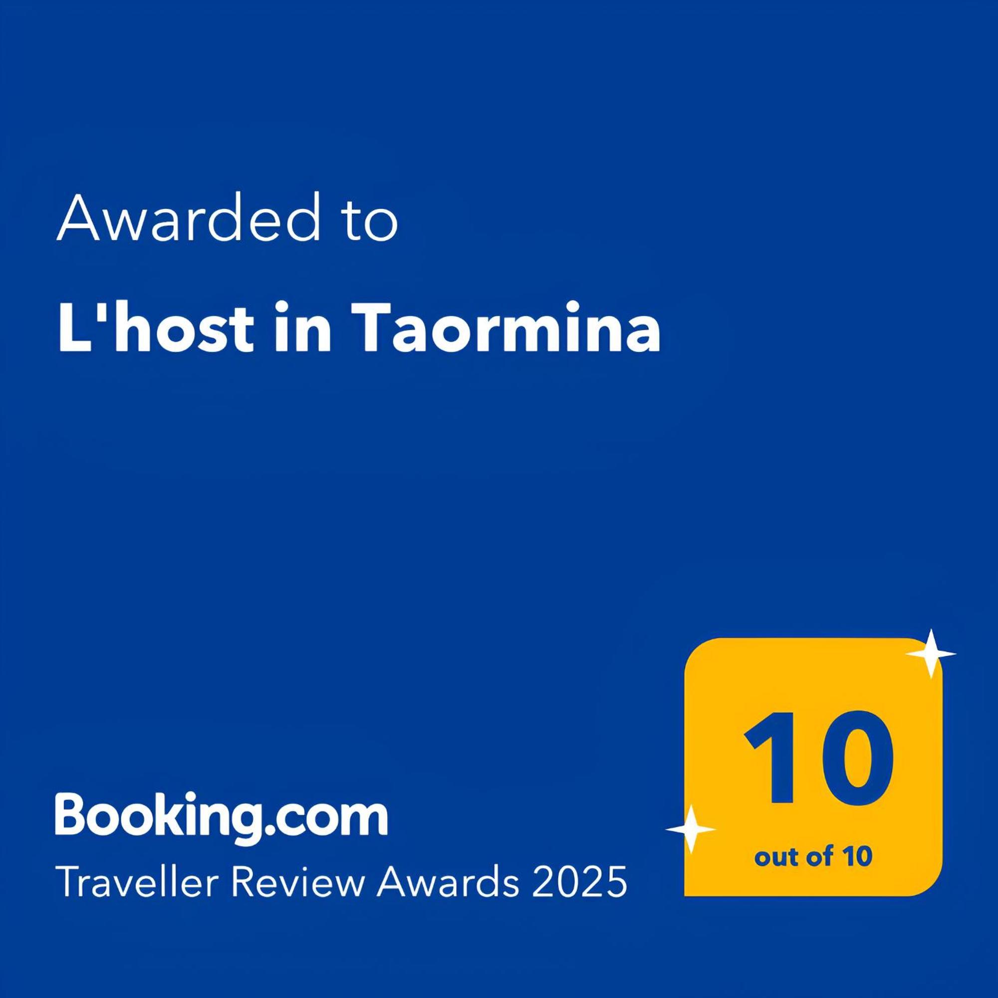 L'Host In Taormina Leilighet Eksteriør bilde